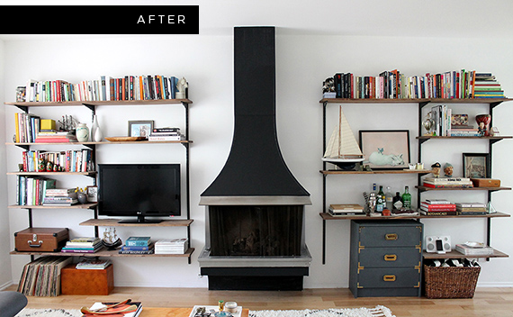 diy mounted shelving - almost makes perfect