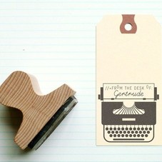 From the desk of Rubber Stamps by presentandcorrect on Etsy