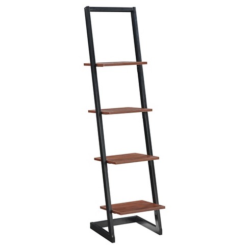 Designs2Go 4 Tier Ladder Bookshelf Black - Convenience Concepts : Target