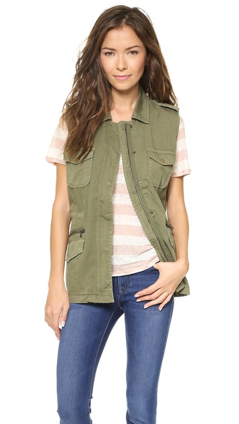 Velvet Twill Cargo Vest | SHOPBOP