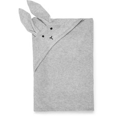Willie / Knit Blanket - Rabbit dumbo grey – Liewood