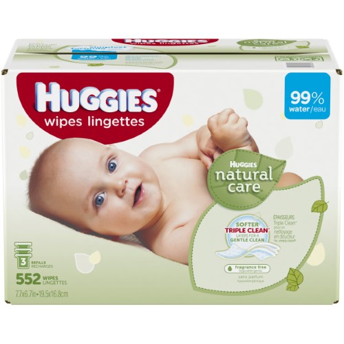 Huggies Natural Care Baby Wipes, Refill Pack, Unscented, 552 Ct | Jet.com