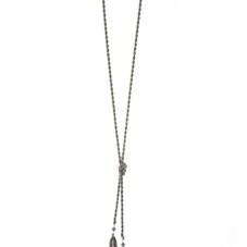 Iced Lariat Pendant Necklace | BaubleBar