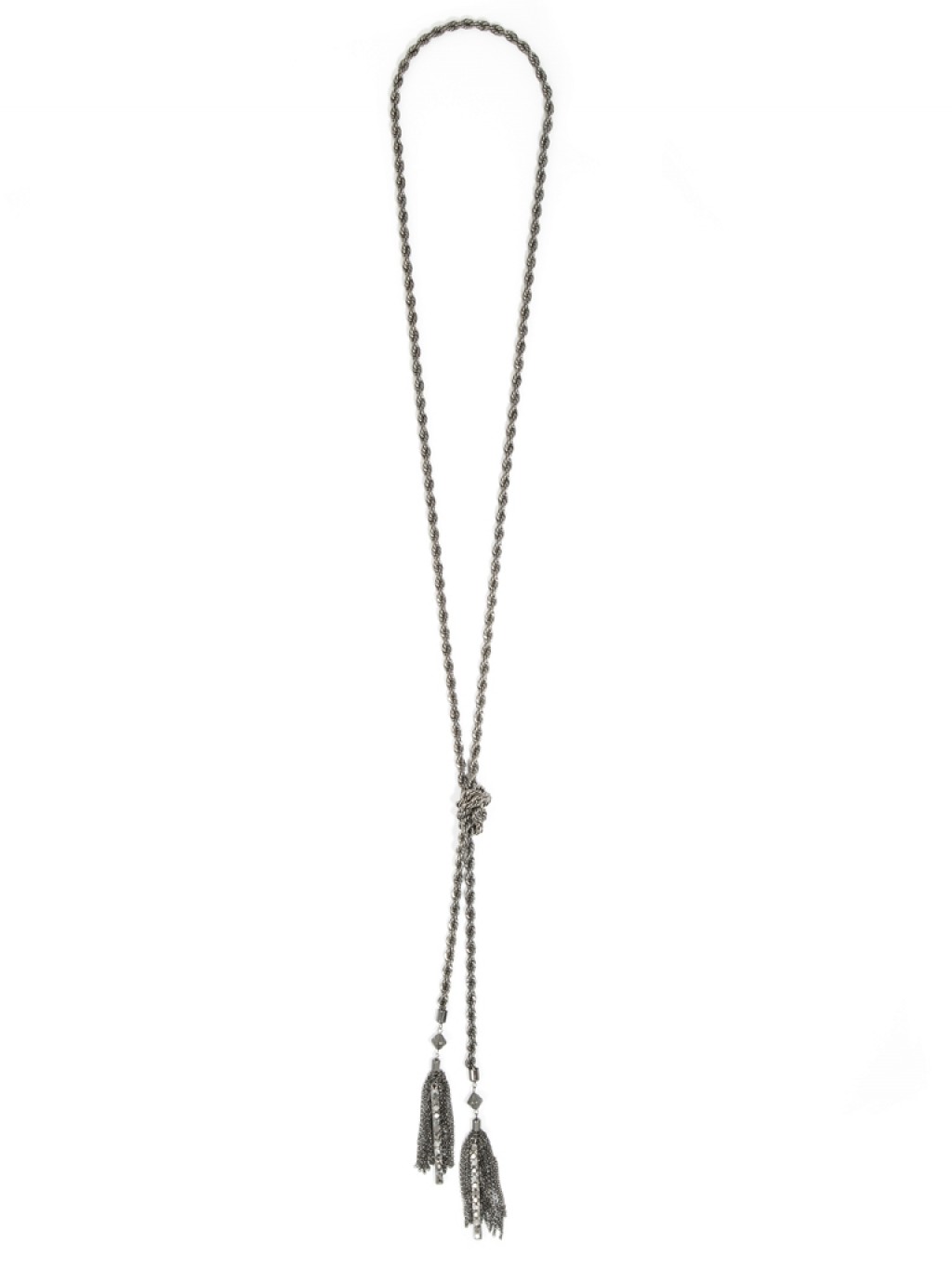 Iced Lariat Pendant Necklace | BaubleBar