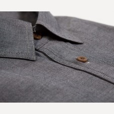 Fort Knox Shirt in Raven  | Frank & Oak