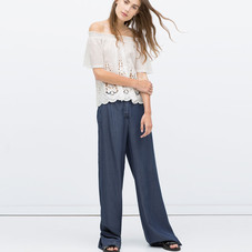 OFF - THE - SHOULDER TOP - View all - T - shirts - WOMAN | ZARA United States