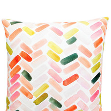 Herringbone Brushstroke Pillow | LEIF