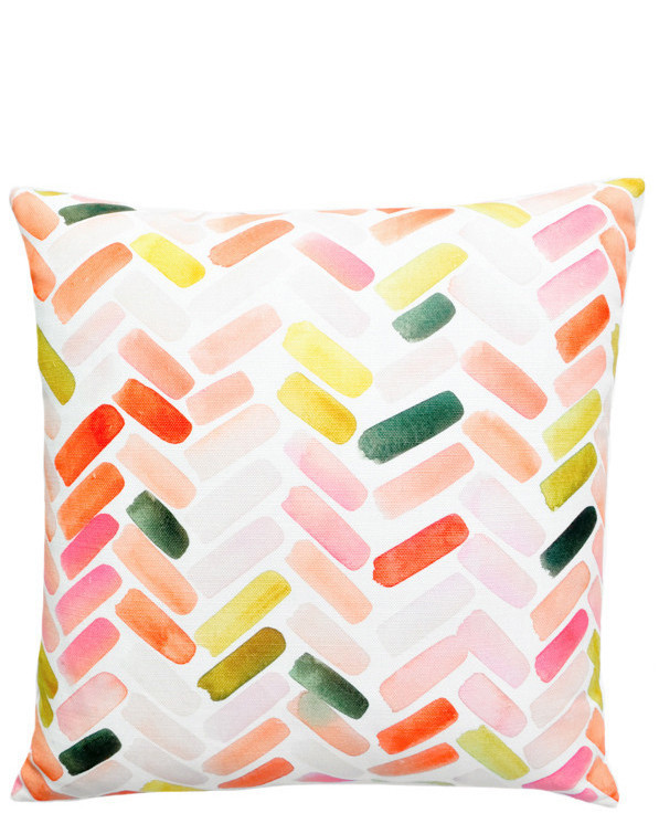 Herringbone Brushstroke Pillow | LEIF