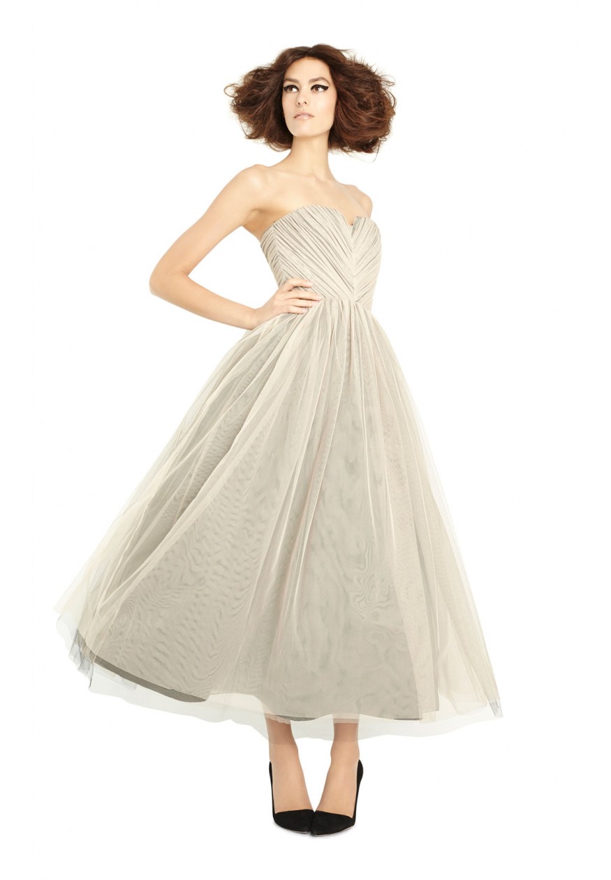 Kelly Princess Skirt With Ruched Bodice | Dresses | Alice + Olivia