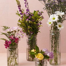 Hobnail Glass Jars in  EXPLORE Stories The Latest Decorated in No Time Finishing Touches Assortment at BHLDN