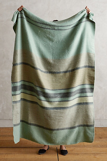 Minted Stripe Throw - anthropologie.com