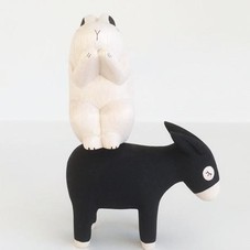 Wolves Within - Wood Totem Couple | Home of the Brave BROOKLYN WOLVES WITHIN NY 11222