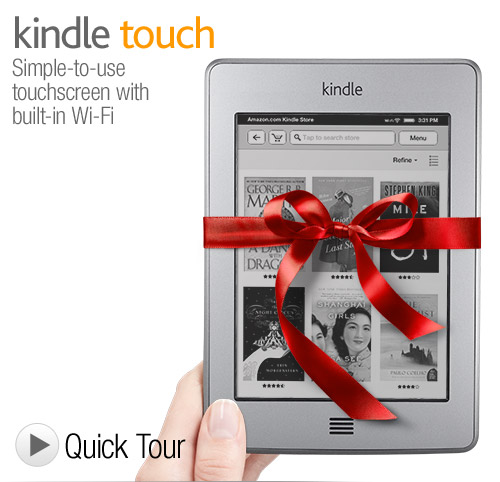 Kindle Touch: Touchscreen e-Reader with Wi-Fi, 6