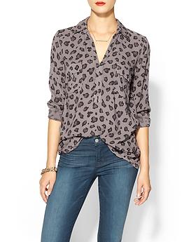 Splendid Leopard Two Pocket Shirt | Piperlime