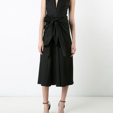 TOME - COTTON BOW FRONT DRESS