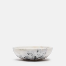 Small Marble Bowl - White                  – The Line