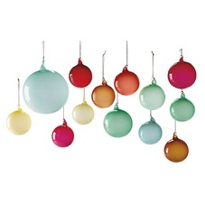 Garnet Glass Globes – Set of 6 Small | Serena & Lily