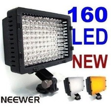 Amazon.com: 160 LED CN-160 Dimmable Ultra High Power Panel Digital Camera / Camcorder Video Light, LED Light for Canon, Nikon, Pentax, Panas