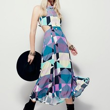 Crepe Tie Back Dress at Free People Clothing Boutique