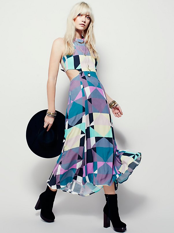 Crepe Tie Back Dress at Free People Clothing Boutique