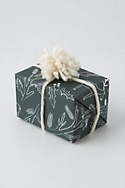 Good Tidings Wrapping Paper, Pine - Anthropologie.com