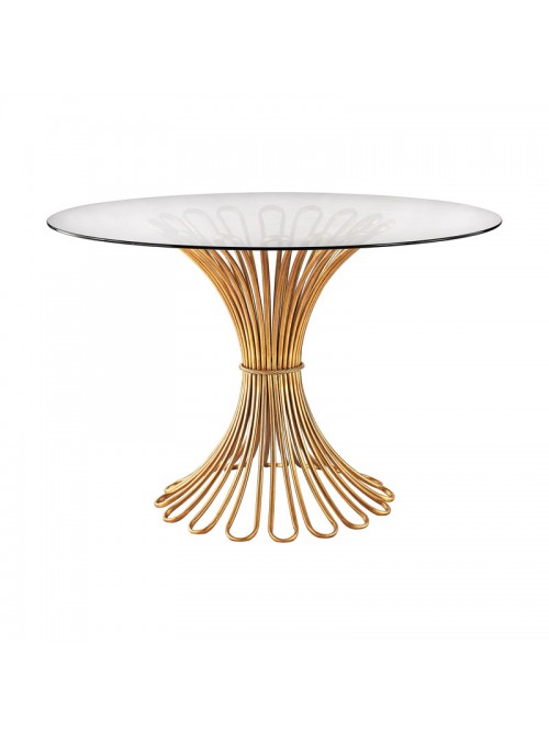 Petale Dining Table, Gold - All furniture - Furniture
