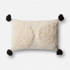 Justina Blakeney Pom Pouf Pillow, White - Accessories