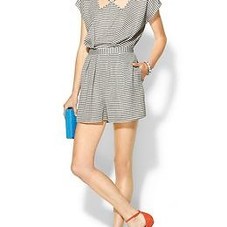 BCBGeneration Striped Romper | Piperlime