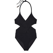 Tory Burch Solid Wrap One-piece  : Women's View All | Tory Burch