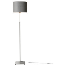 ALÄNG Floor lamp - nickel plated/gray - IKEA