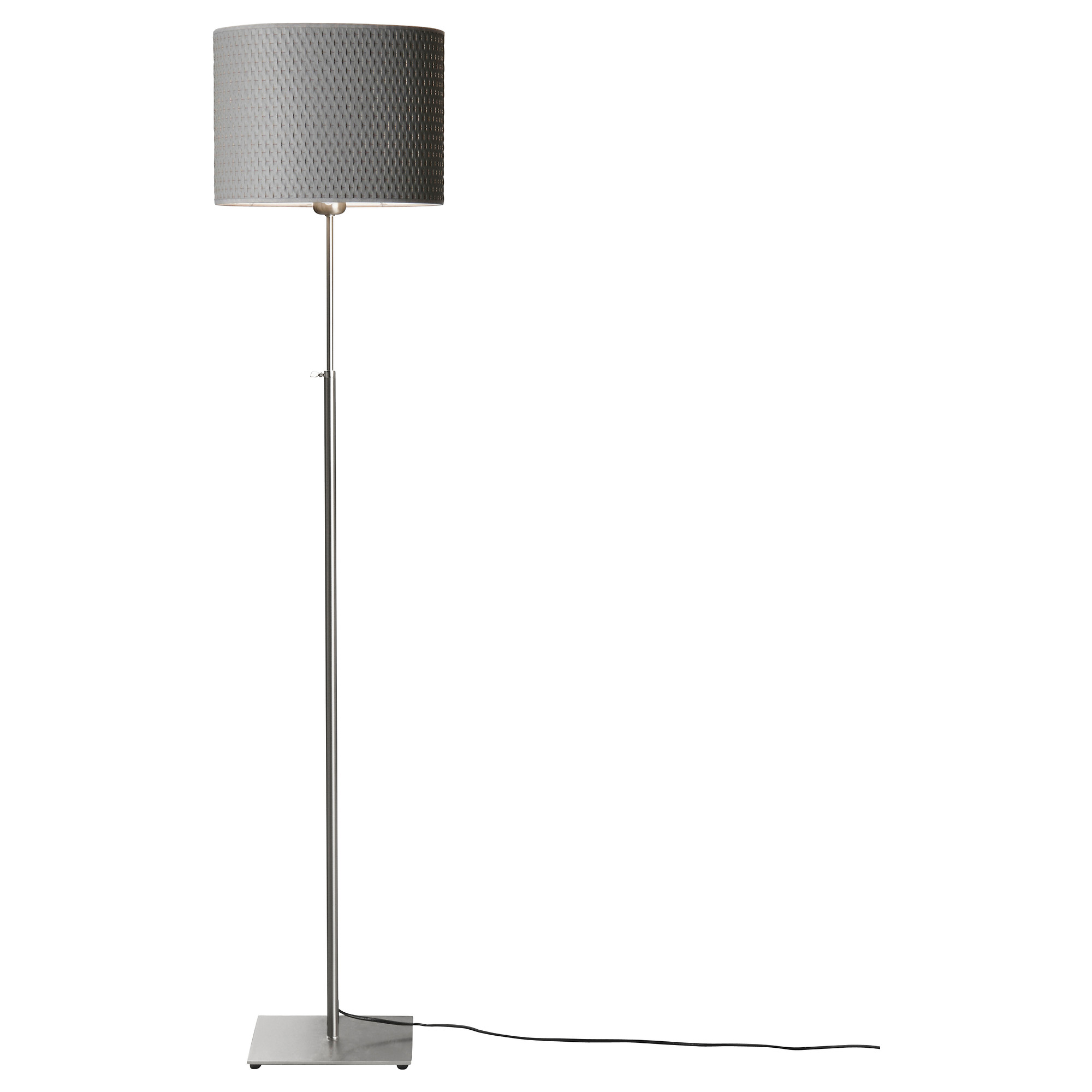 ALÄNG Floor lamp - nickel plated/gray - IKEA