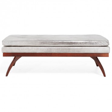 DwellStudio Leather Erikson Bench