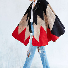 Brixton X UO Lucille Blanket Cape - Urban Outfitters