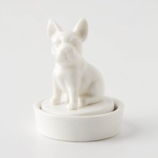 Ceramic Frenchie Stamper - Anthropologie.com