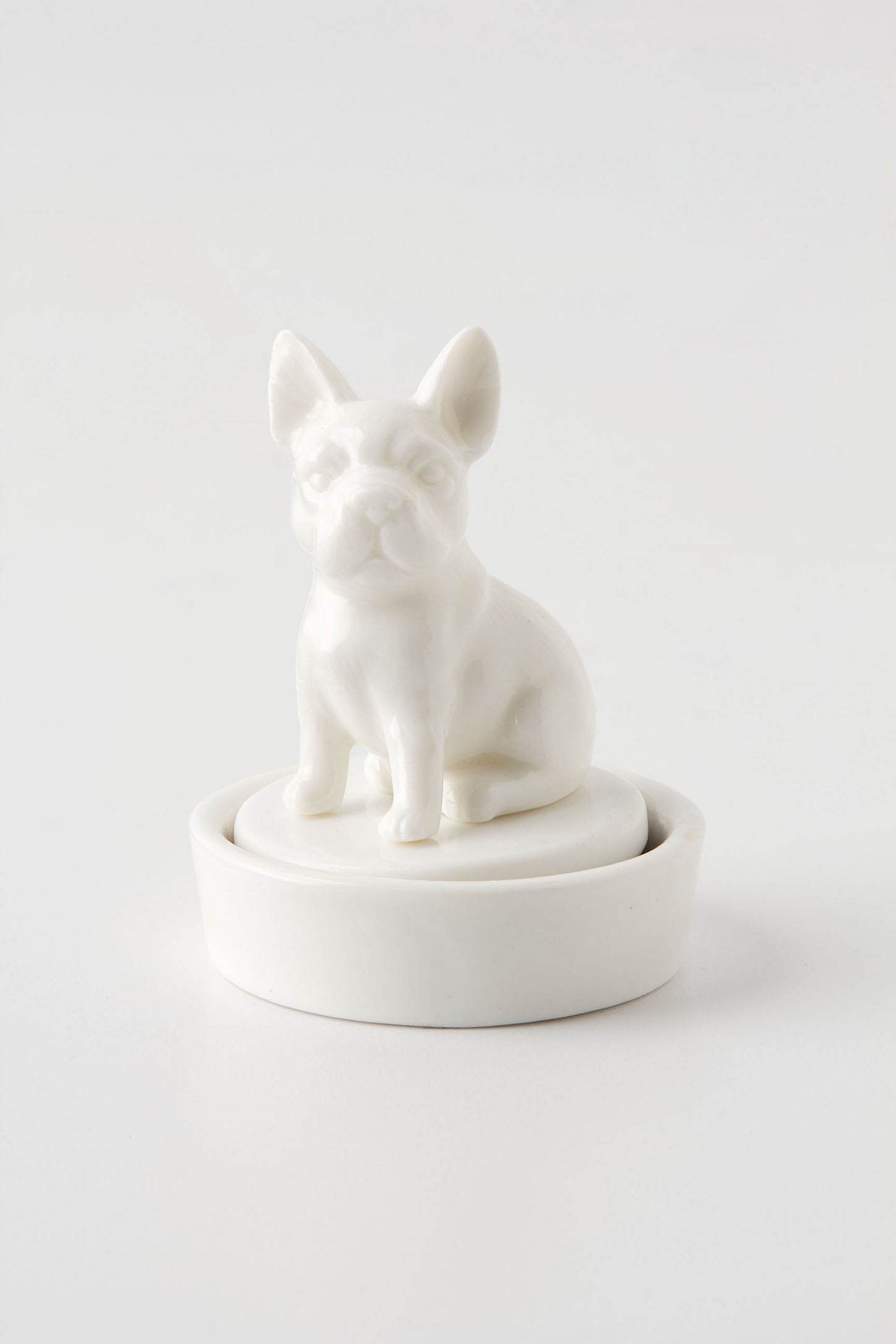 Ceramic Frenchie Stamper - Anthropologie.com