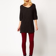 Selected | Selected Oversized Tshirt In Lurex Marl at ASOS