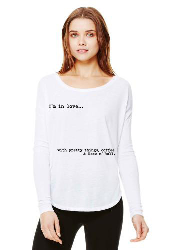 Im in Love with.... Long Sleeve Flowy Tee – ROYAL RABBIT