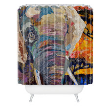 Elizabeth St Hilaire Nelson Elephant Shower Curtain | DENY Designs Home Accessories