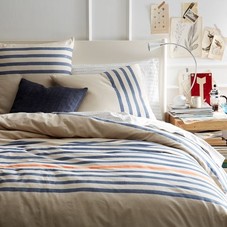 Playa Stripe Duvet Cover + Shams | west elm