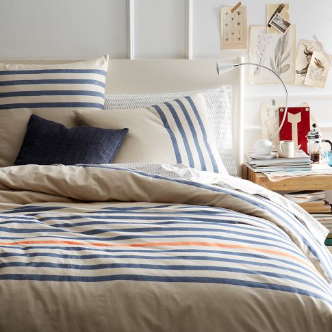 Playa Stripe Duvet Cover + Shams | west elm