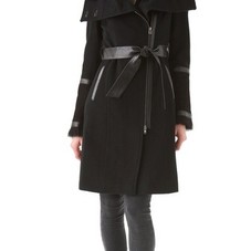 Mackage Side Zip Coat with Tie | SHOPBOP