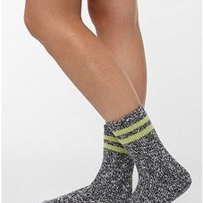 UrbanOutfitters.com > Marled Stripe Boot Sock