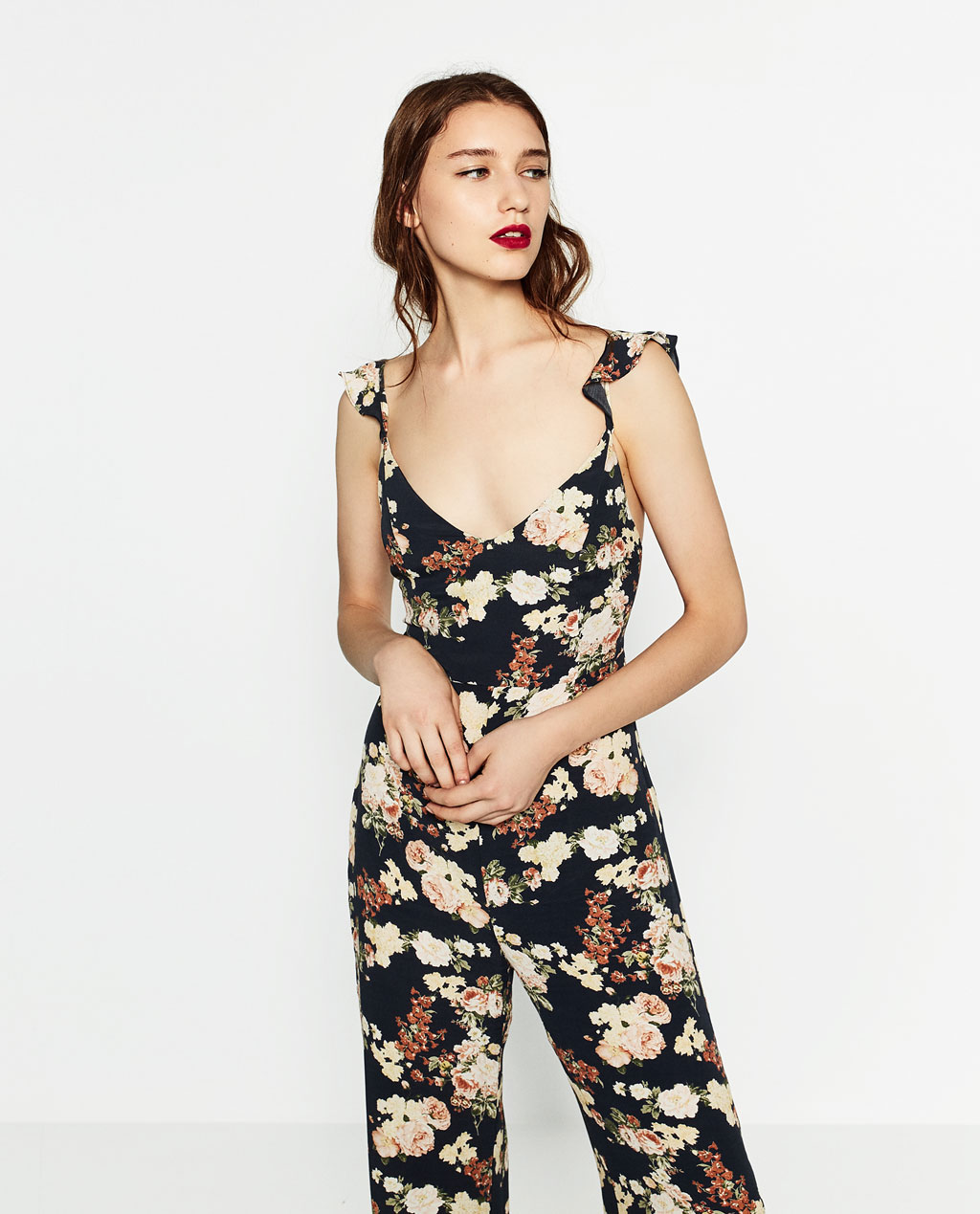 LONG PRINTED JUMPSUIT - NEW IN-WOMAN | ZARA United States