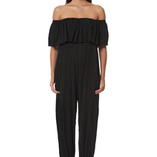 Mara Hoffman | Off The Shoulder Ruffle Jumpsuit