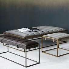 Fontanne Leather Bench | west elm