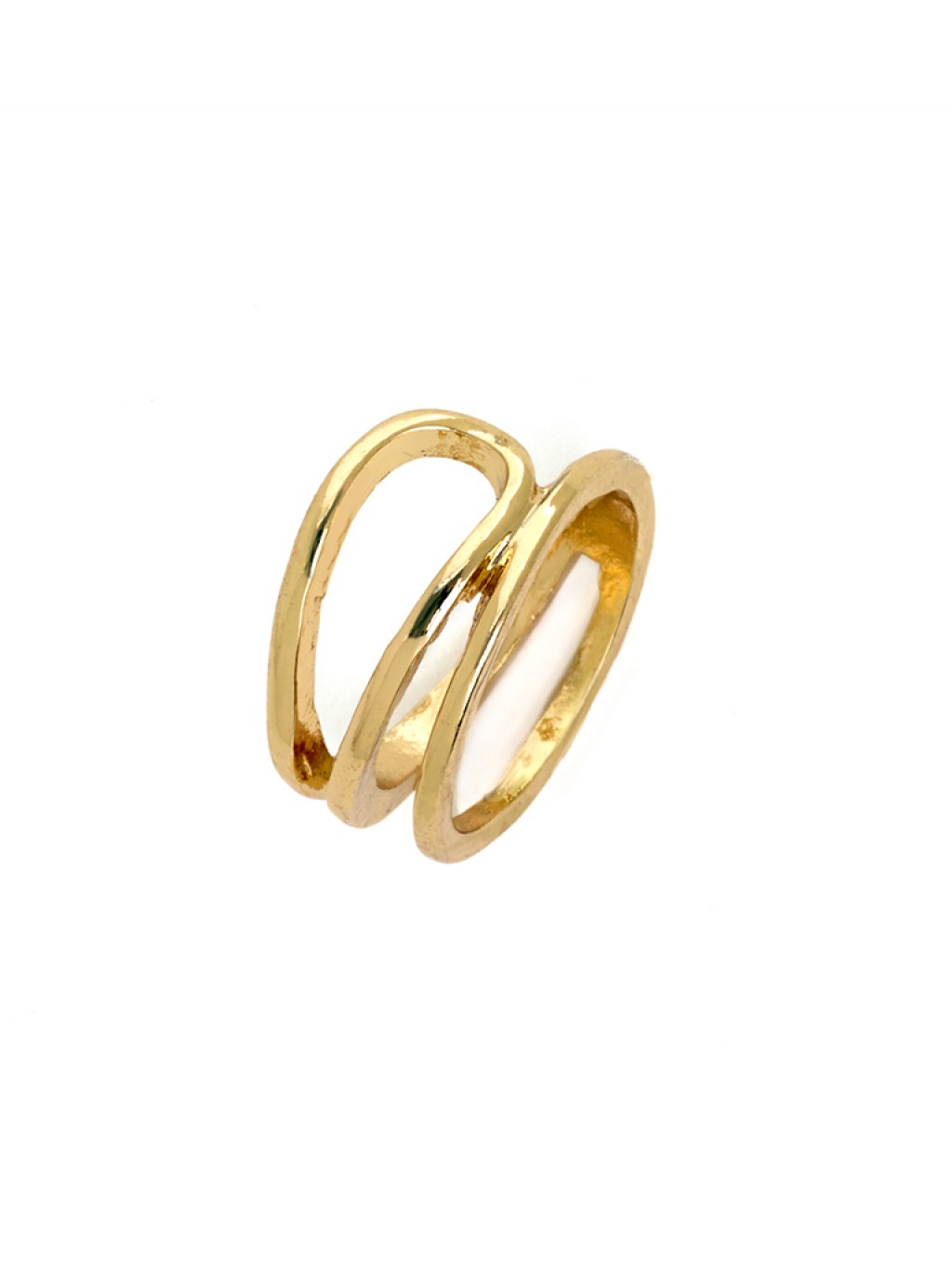 Gold Twister Midi Ring | BaubleBar