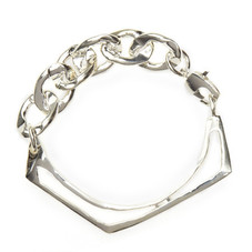 Sterling Silver Optic Chain Cuff | Figure & Form