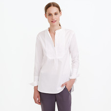 Piqu&eacute; bib shirt - what to wear to work -Women- J.Crew