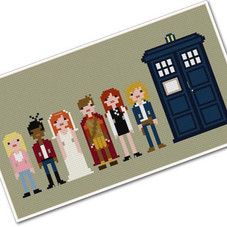Pixel People  The Doctor's Companions  PDF by weelittlestitches