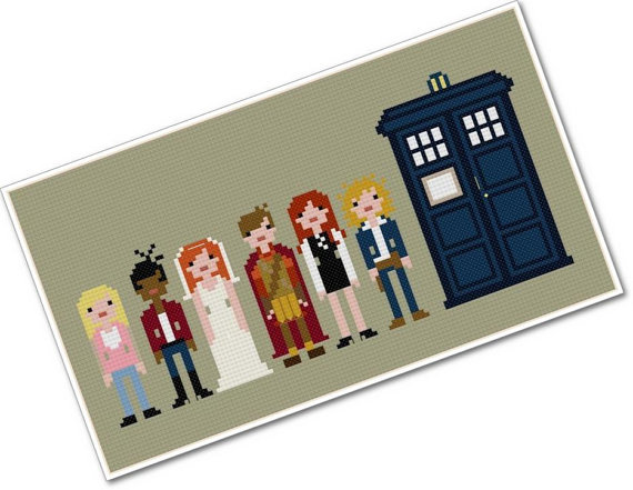 Pixel People  The Doctor's Companions  PDF by weelittlestitches